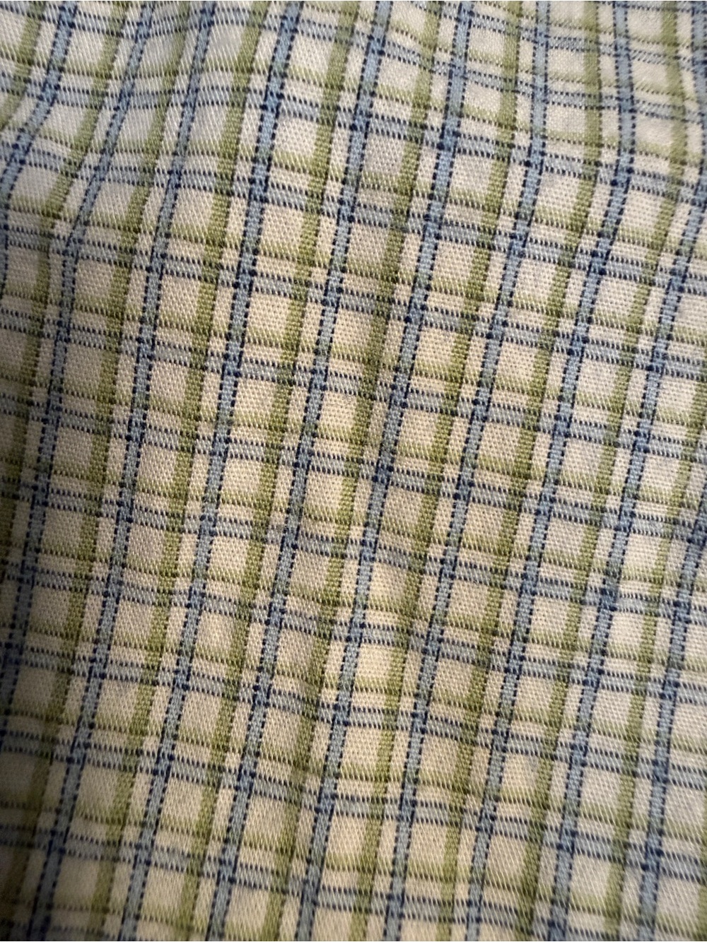 Banana Republic Button-Down Shirt Men's XL White/Green/Blue Slim Fit Long Sleev - Picture 2 of 8